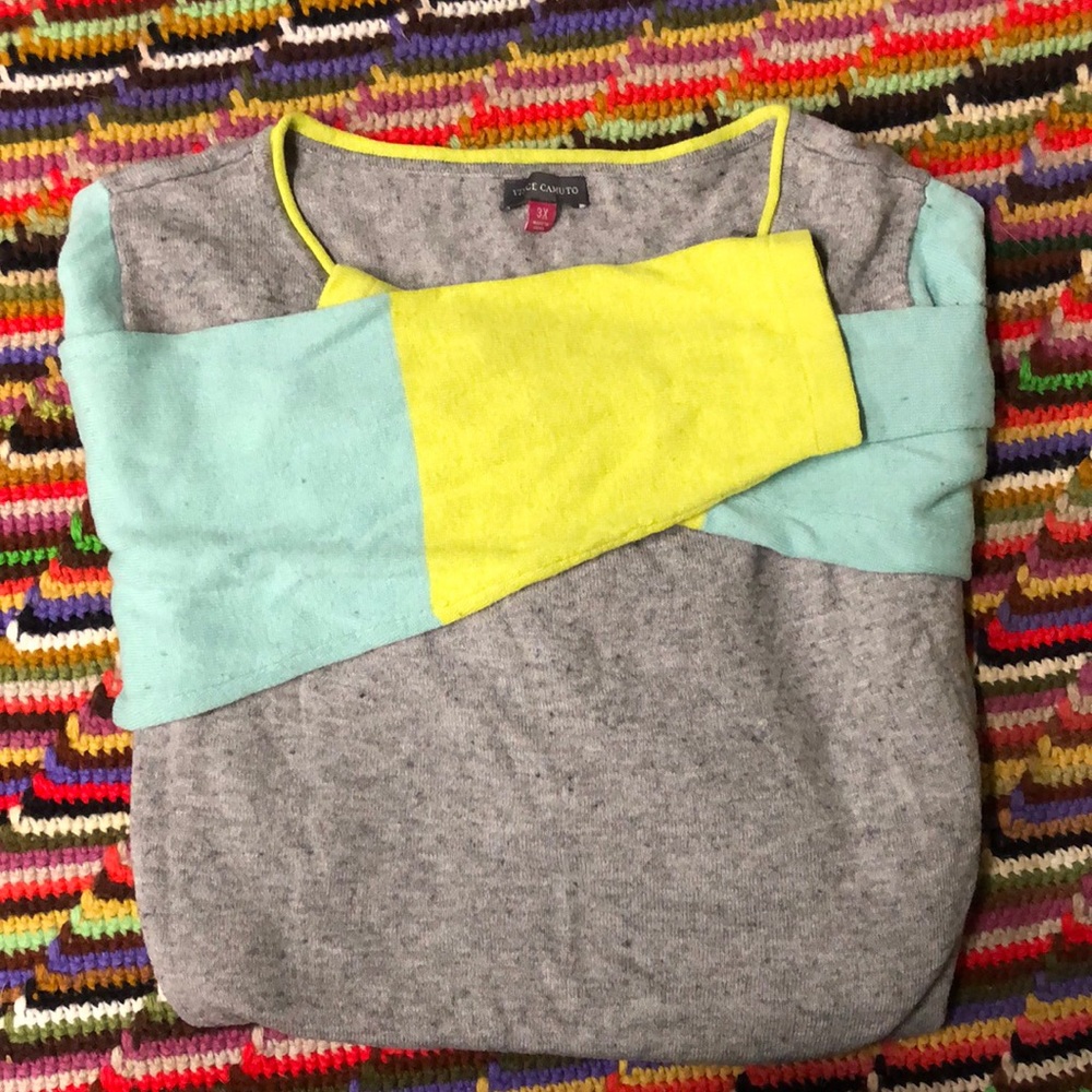 Vince Camuto Color Block Sweater